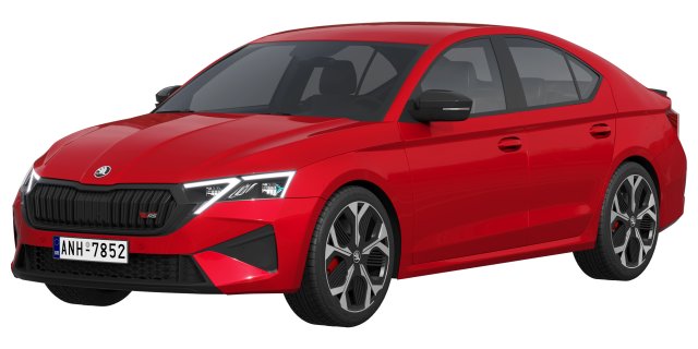 Skoda Octavia RS 2025 Modelo 3D .c4d .max .obj .3ds .fbx .stl .blend 