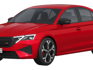 Skoda Octavia RS 2025 3D Model
