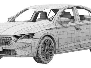 Skoda Octavia RS 2025 Modelo 3D
