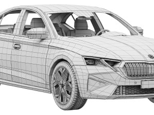 Skoda Octavia RS 2025 Modelo 3D