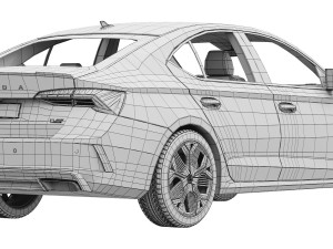 Skoda Octavia RS 2025 Modelo 3D