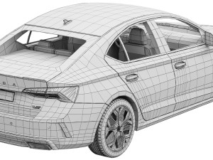 Skoda Octavia RS 2025 Modelo 3D