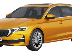 Skoda Octavia Combi 2025 3D Model