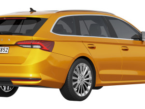 Skoda Octavia Combi 2025 3D 模型