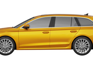 Skoda Octavia Combi 2025 3D 模型