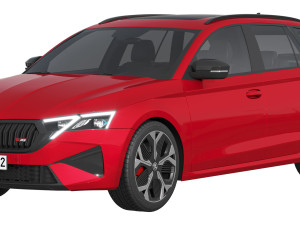 Skoda Octavia RS Combi 2025 3D Model