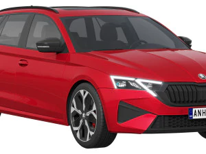 Skoda Octavia RS Combi 2025 3D Model