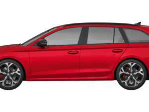 Skoda Octavia RS Combi 2025 3D Модель