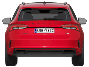 Skoda Octavia RS Combi 2025 3D Модель