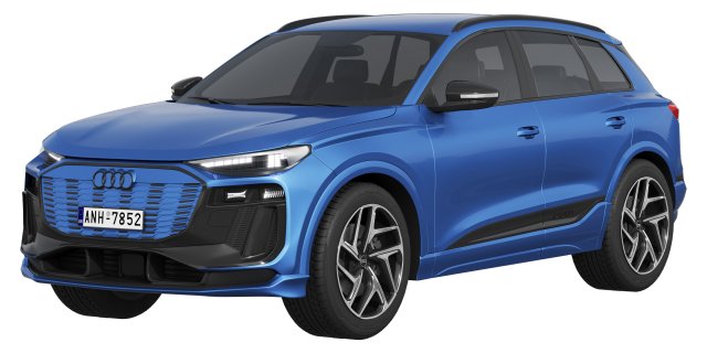 Audi Q6 e-tron Modello 3D .c4d .max .obj .3ds .fbx .stl .blend 