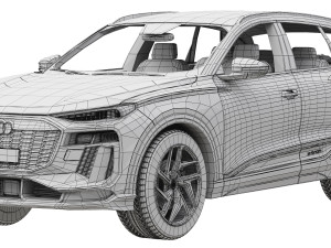 Audi Q6 e-tron Modello 3D