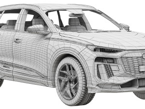 Audi Q6 e-tron Modello 3D
