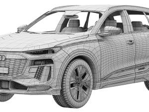 Audi SQ6 e-tron Modello 3D