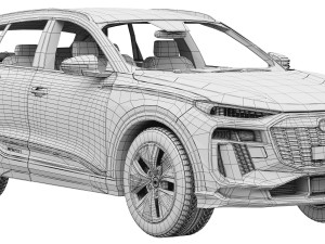 Audi SQ6 e-tron Modello 3D