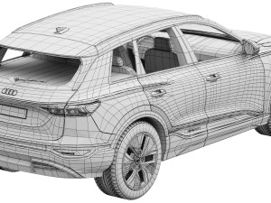 Audi SQ6 e-tron Modello 3D