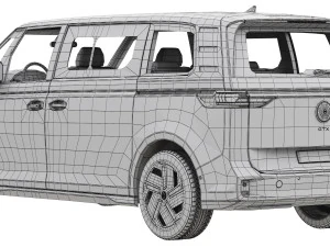 Volkswagen ID Buzz GTX 3D Model