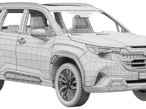 Subaru Forester 2025 Model 3D