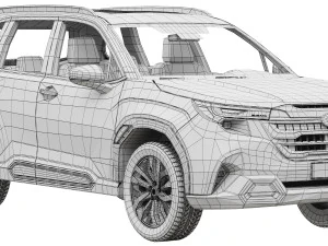 Subaru Forester 2025 3D Model