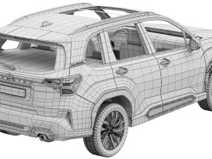 Subaru Forester 2025 Model 3D