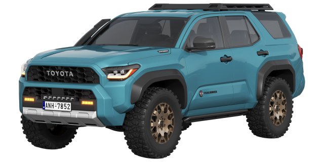 Toyota 4Runner Trailhunter 2025 3D Модель .c4d .max .obj .3ds .fbx .stl .blend 