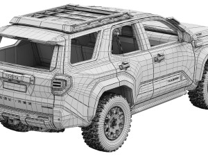Toyota 4Runner Trailhunter 2025 3D Модель