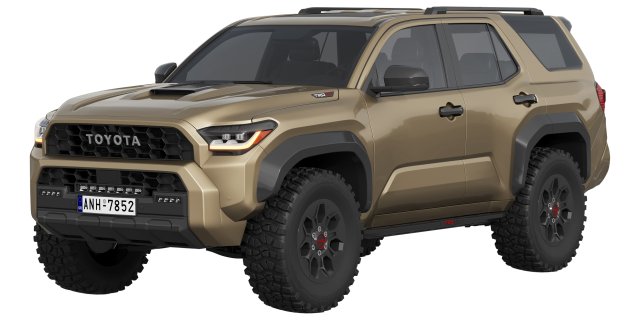Toyota 4Runner TRDpro 2025 Modello 3D .c4d .max .obj .3ds .fbx .stl .blend 