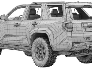 Toyota 4Runner TRDpro 2025 Modello 3D