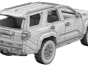 Toyota 4Runner TRDpro 2025 Modello 3D