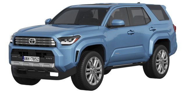 Toyota 4Runner 2025 3D Model .c4d .max .obj .3ds .fbx .stl .blend 