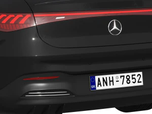 Mercedes-Benz EQS 2025 3D Model