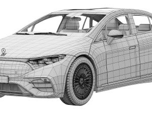 Mercedes-Benz EQS 2025 3D Model