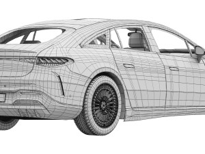 Mercedes-Benz EQS 2025 3D-Modell