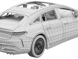 Mercedes-Benz EQS 2025 3D Model