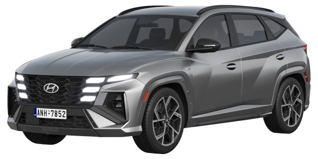 Hyundai Tucson N-Line 2024 Modelo 3D .c4d .max .obj .3ds .fbx .stl .blend 