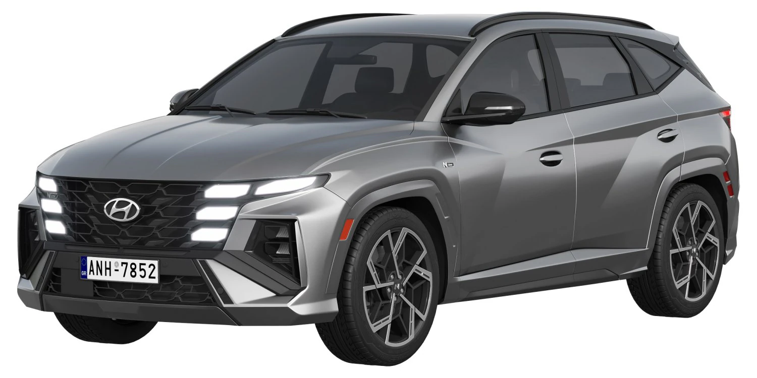 Hyundai Tucson N-Line 2024 3D Model .c4d .max .obj .3ds .fbx .stl .blend 