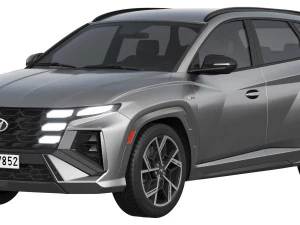 हुंडई टक्सन एन-लाइन 2024 3D मॉडल