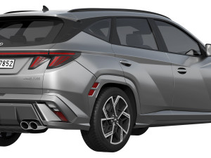 Hyundai Tucson N-Line 2024 Modelo 3D