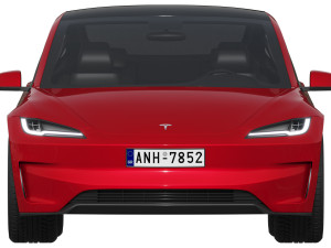 Tesla Model 3 Performance 3D-Modell