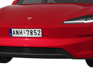 Tesla Model 3 Performance 3D-Modell