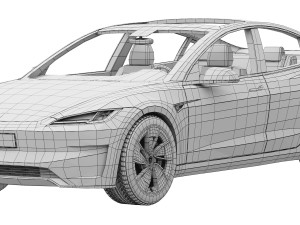 Tesla Model 3 Performance 3D-Modell