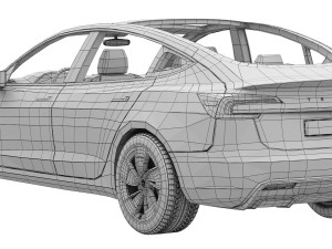 Tesla Model 3 Performance 3D-Modell