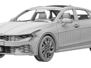 Kia K5 2025 Modello 3D