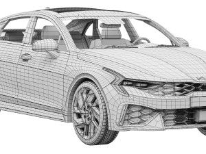 Kia K5 2025 Modello 3D