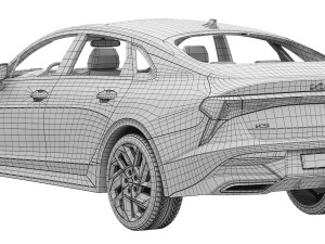 Kia K5 2025 Modello 3D