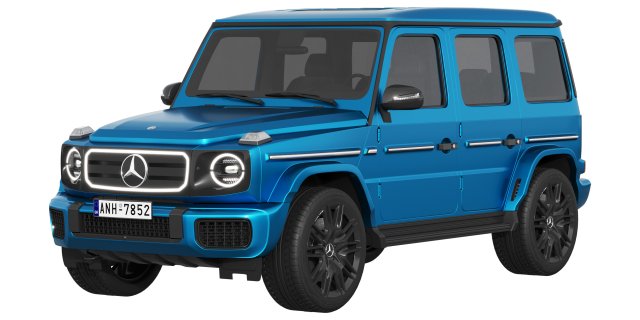 Mercedes-Benz G580 with EQ Technology 3D Модель .c4d .max .obj .3ds .fbx .stl .blend 