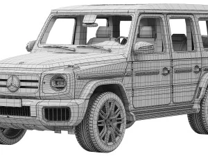 Mercedes-Benz G580 with EQ Technology 3D Model