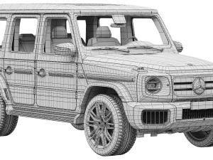 Mercedes-Benz G580 with EQ Technology 3D Model