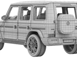 Mercedes-Benz G580 with EQ Technology 3D Model