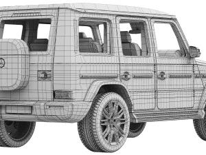 Mercedes-Benz G580 with EQ Technology 3D Model