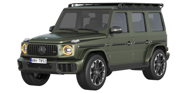 Mercedes-Benz G63 AMG 2025 Offroad Package PRO 3D Model .c4d .max .obj .3ds .fbx .stl .blend 